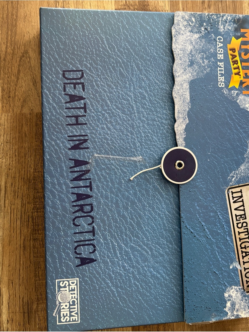 Murder Mystery Party Detective Stories Death in Antarctica Case Files Game